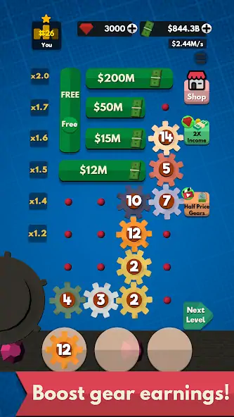 Download Idle Gear Factory Tycoon [MOD, Unlimited coins] + Hack [MOD, Menu] for Android