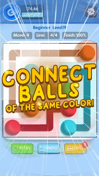 Download Linescap Crush:Connect The Dot [MOD, Unlimited money] + Hack [MOD, Menu] for Android