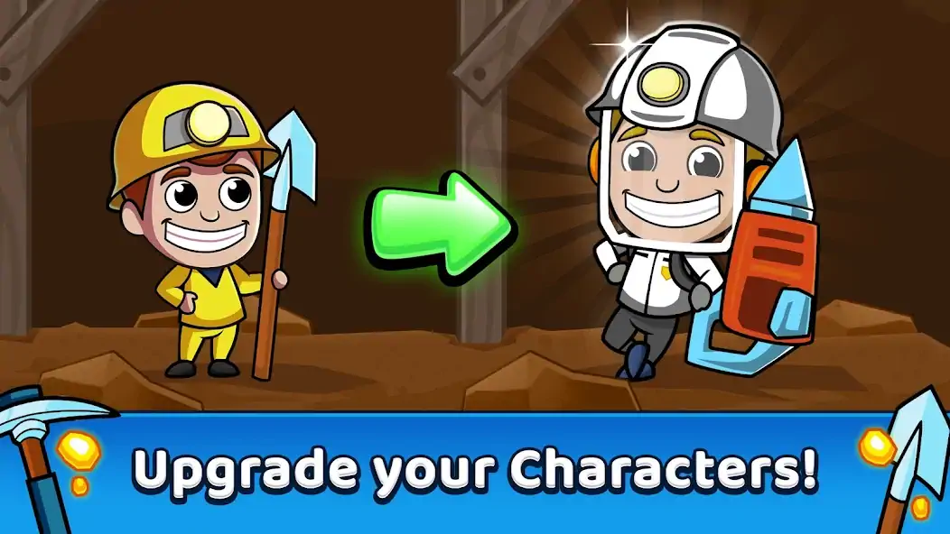Download Idle Miner Tycoon: Gold Games [MOD, Unlimited coins] + Hack [MOD, Menu] for Android