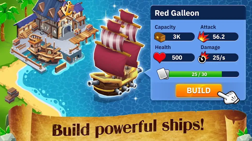 Download Idle Pirate Tycoon [MOD, Unlimited money/gems] + Hack [MOD, Menu] for Android