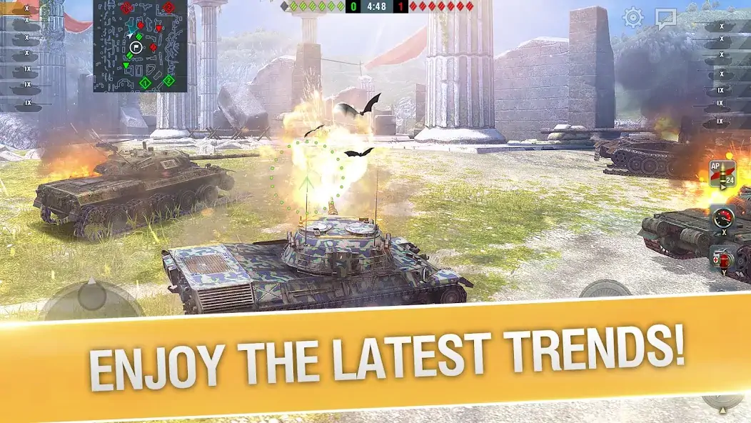 Download World of Tanks Blitz - PVP MMO [MOD, Unlimited money/gems] + Hack [MOD, Menu] for Android