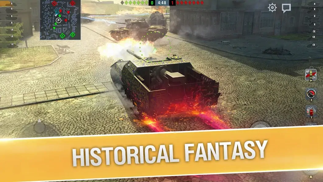 Download World of Tanks Blitz - PVP MMO [MOD, Unlimited money/gems] + Hack [MOD, Menu] for Android