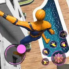 Download Superhero Fighting Rope Game [MOD, Unlimited money/coins] + Hack [MOD, Menu] for Android