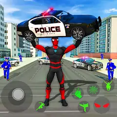 Download Spider Miami Rope Hero Ninja [MOD, Unlimited money] + Hack [MOD, Menu] for Android