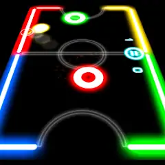 Download Glow Hockey [MOD, Unlimited coins] + Hack [MOD, Menu] for Android