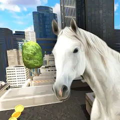 Download Horse Riding Rooftop [MOD, Unlimited coins] + Hack [MOD, Menu] for Android