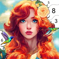 Download Girls Paint by Number Coloring [MOD, Unlimited money] + Hack [MOD, Menu] for Android