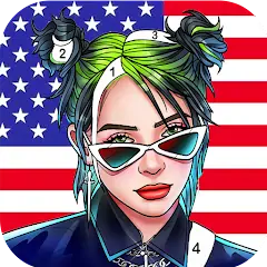 Download American Color, Coloring Games [MOD, Unlimited money/coins] + Hack [MOD, Menu] for Android