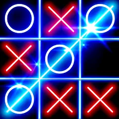Download Tic Tac Toe Glow [MOD, Unlimited money/coins] + Hack [MOD, Menu] for Android