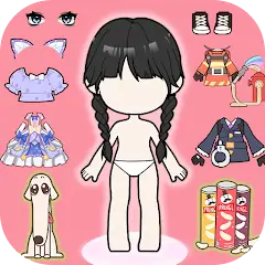 Download Vlinder Doll: Dress up games [MOD, Unlimited money/gems] + Hack [MOD, Menu] for Android