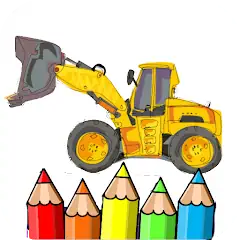 Download coloring construction vehicles [MOD, Unlimited money/gems] + Hack [MOD, Menu] for Android