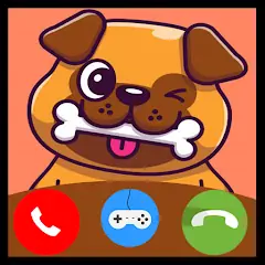Download Fake Call Dog Game - Prank Cal [MOD, Unlimited money/coins] + Hack [MOD, Menu] for Android