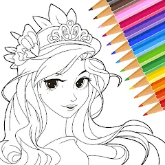 Download Princess Coloring:Drawing Game [MOD, Unlimited money] + Hack [MOD, Menu] for Android