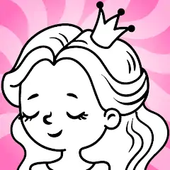 Download Princess coloring pages book [MOD, Unlimited money/gems] + Hack [MOD, Menu] for Android