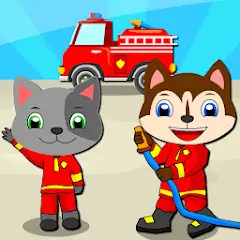 Download Pups Friends Fire Truck Rescue [MOD, Unlimited coins] + Hack [MOD, Menu] for Android