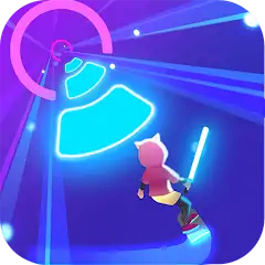 Download Cyber Surfer: Beat&Skateboard [MOD, Unlimited coins] + Hack [MOD, Menu] for Android