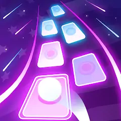 Download Magic Ball Tiles Hop Music Run [MOD, Unlimited money/gems] + Hack [MOD, Menu] for Android