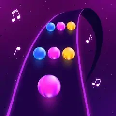 Download Dancing Ball Color Road Rush [MOD, Unlimited coins] + Hack [MOD, Menu] for Android