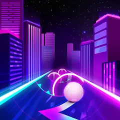 Download Beat Roller - Music Ball Race [MOD, Unlimited money] + Hack [MOD, Menu] for Android
