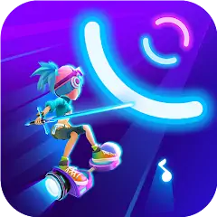 Download Rainbow Surfer: Duet Color [MOD, Unlimited coins] + Hack [MOD, Menu] for Android