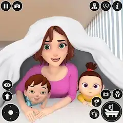 Download Twins Mother Simulator Game 3D [MOD, Unlimited coins] + Hack [MOD, Menu] for Android