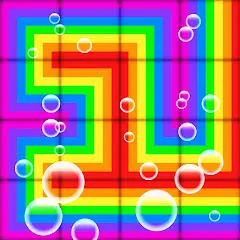 Download Fill the Rainbow - puzzle game [MOD, Unlimited coins] + Hack [MOD, Menu] for Android
