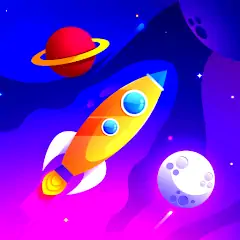 Draw Rocket Route: Puzzle Game