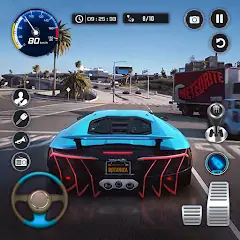 Download Traffic Driving Car Simulator [MOD, Unlimited money/coins] + Hack [MOD, Menu] for Android