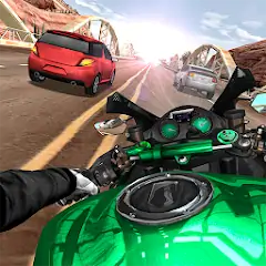 Download Moto Rider In Traffic [MOD, Unlimited coins] + Hack [MOD, Menu] for Android