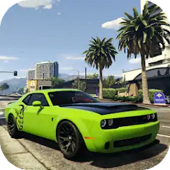 Download Simulator Dodge Demon Parking [MOD, Unlimited money] + Hack [MOD, Menu] for Android