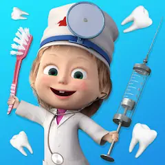Download Masha and the Bear: Dentist [MOD, Unlimited money] + Hack [MOD, Menu] for Android