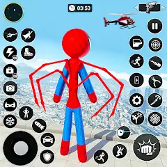 Download Flying Spider Rope Hero Games [MOD, Unlimited money] + Hack [MOD, Menu] for Android