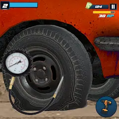 Download Tire Shop Car Mechanic Game 3d [MOD, Unlimited coins] + Hack [MOD, Menu] for Android