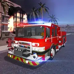 Download Fire Engine Simulator [MOD, Unlimited money/gems] + Hack [MOD, Menu] for Android