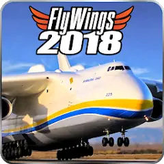Download Flight Simulator 2018 FlyWings [MOD, Unlimited money] + Hack [MOD, Menu] for Android