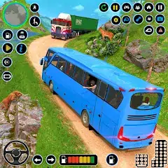 Download Offroad Bus Simulator:Bus Game [MOD, Unlimited money/gems] + Hack [MOD, Menu] for Android