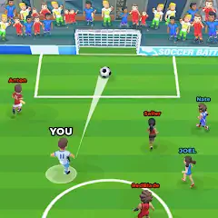 Download Soccer Battle - PvP Football [MOD, Unlimited money/gems] + Hack [MOD, Menu] for Android