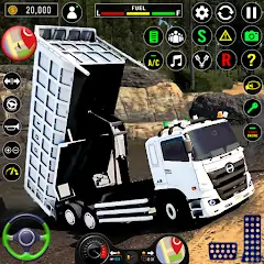 Download Euro Truck Games Cargo Driving [MOD, Unlimited money/coins] + Hack [MOD, Menu] for Android