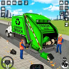 Download Trash Truck Games Simulator 3D [MOD, Unlimited money/gems] + Hack [MOD, Menu] for Android