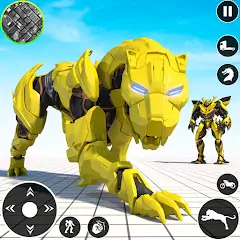 Download Wild Tiger Robot: Car Games [MOD, Unlimited money/gems] + Hack [MOD, Menu] for Android