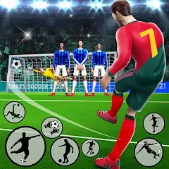 Download Football Kicks Strike Game [MOD, Unlimited money] + Hack [MOD, Menu] for Android