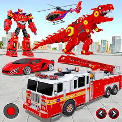 Download Fire Truck Robot Car Game [MOD, Unlimited money/gems] + Hack [MOD, Menu] for Android