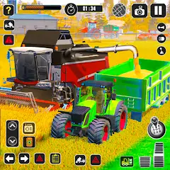 Download Tractor Farming Game Harvester [MOD, Unlimited money/gems] + Hack [MOD, Menu] for Android