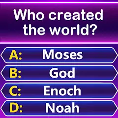 Download Bible Trivia - Word Quiz Game [MOD, Unlimited money/coins] + Hack [MOD, Menu] for Android