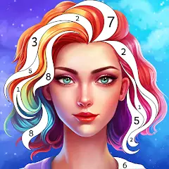 Download Lady Color - Paint by number [MOD, Unlimited money] + Hack [MOD, Menu] for Android
