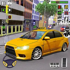 Download City Taxi Games-Taxi Car Games [MOD, Unlimited money/gems] + Hack [MOD, Menu] for Android