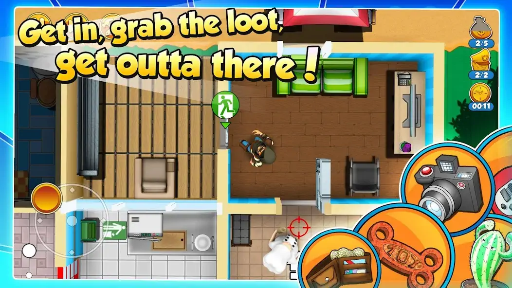 Download Robbery Bob 2: Double Trouble [MOD, Unlimited money/coins] + Hack [MOD, Menu] for Android