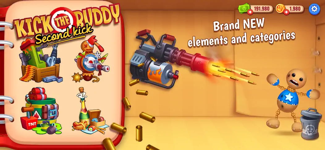 Download Kick the Buddy: Second Kick [MOD, Unlimited coins] + Hack [MOD, Menu] for Android