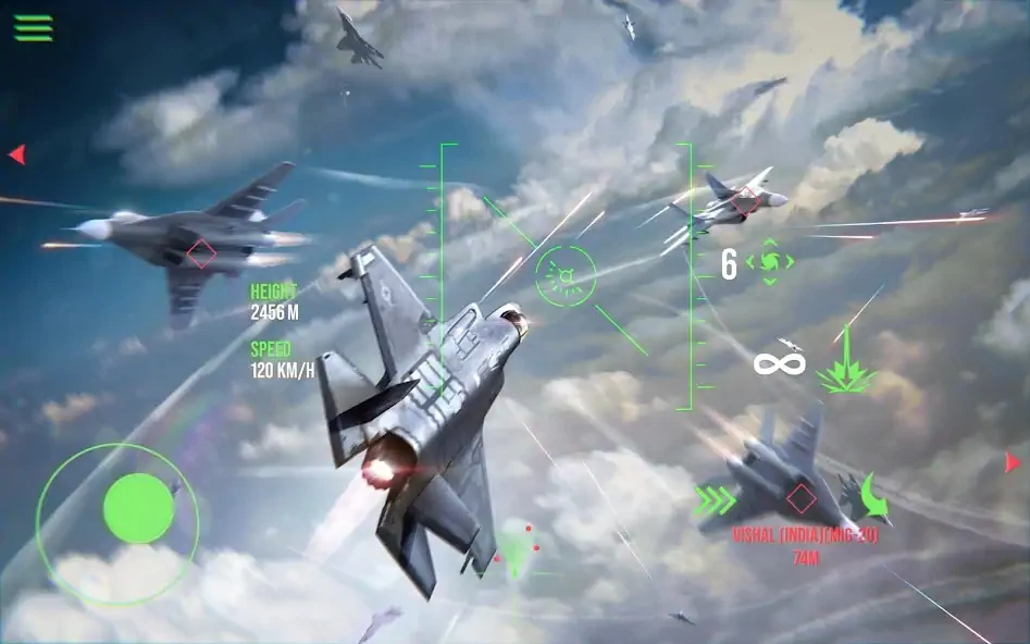 Download Modern Warplanes: PvP Warfare [MOD, Unlimited money/gems] + Hack [MOD, Menu] for Android