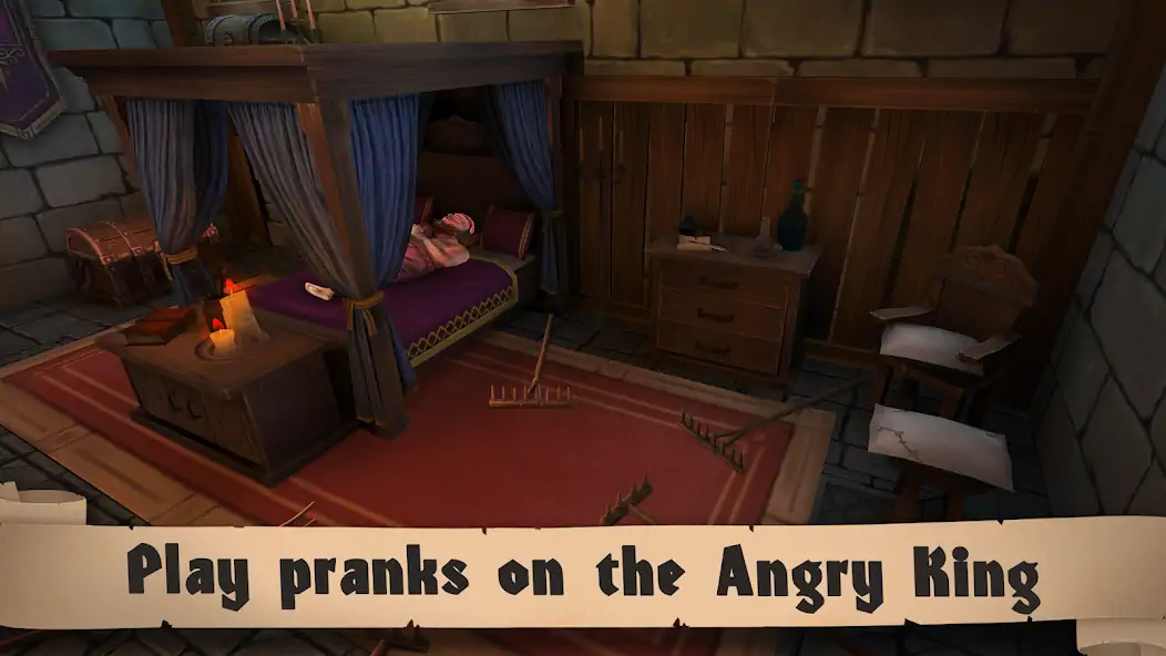 Download Angry King: Scary Pranks [MOD, Unlimited money/gems] + Hack [MOD, Menu] for Android